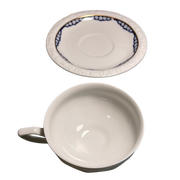 Rosenthal Group Blue & White Garland Classic Rose 5pc Tea/Coffee Cup Set Germany Classic Rose