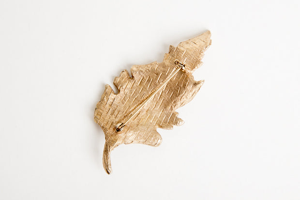 Vintage Leaf Brooch