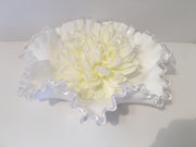 Fenton Vintage Milk Glass Silvercrest Bowl Large 11 1/4 dia