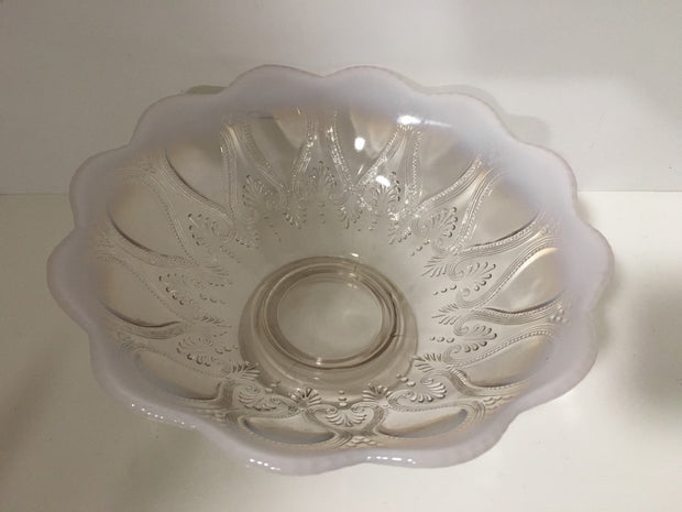 Antique Northwood Pedestal Bowl Scroll with Acanthus ca.1902 Centerpiece Home Decor