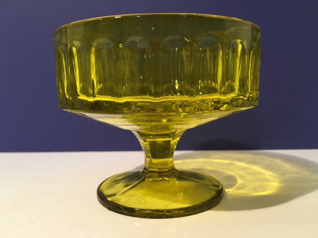 Dessert Glass RARE Chartreuse Depression Glass  Ice Cream SHERBET