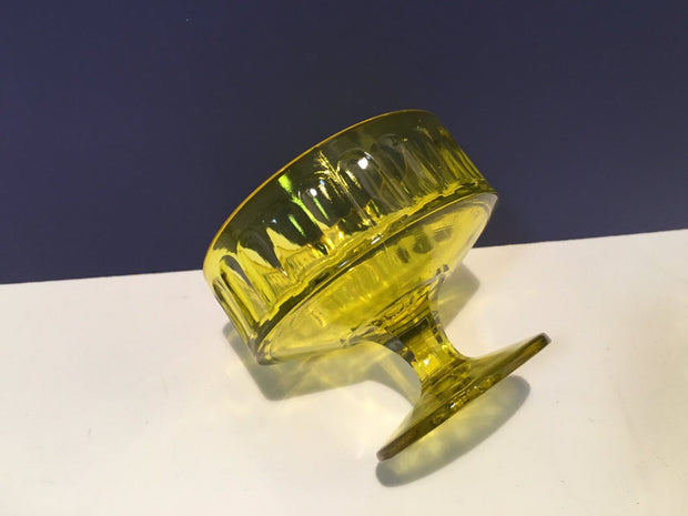 Dessert Glass RARE Chartreuse Depression Glass  Ice Cream SHERBET