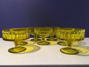 Dessert Glass RARE Chartreuse Depression Glass  Ice Cream SHERBET