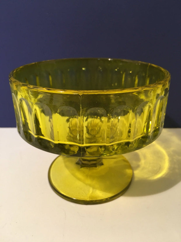 Dessert Glass RARE Chartreuse Depression Glass  Ice Cream SHERBET