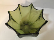 Umbrella Trinket Catch All Candy Dish Vintage Avocado Green