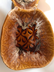Vintage Pineapple Chip & Dip Bowl by California Originals 1960s
