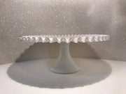 Fenton Vintage Extra Large 13" Silvercrest Pedestal Cake Stand Bridal Gift Item#FN2746