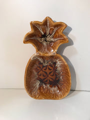 Vintage Pineapple Chip & Dip Bowl by California Originals 1960s