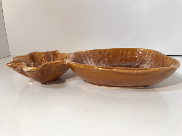 Vintage Pineapple Chip & Dip Bowl by California Originals 1960s