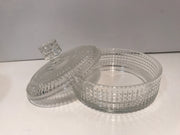 Vintage Candy Trinket Powder Glass Box