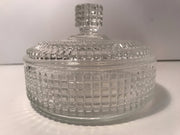 Vintage Candy Trinket Powder Glass Box