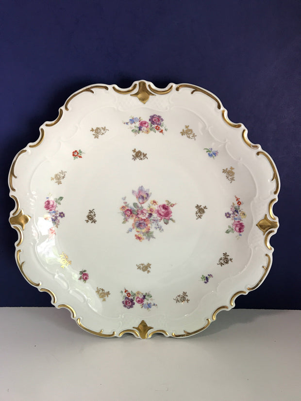 Collectible Plate 12 1/4" Reichenbach Germany Fine China  Vintage Home Decor