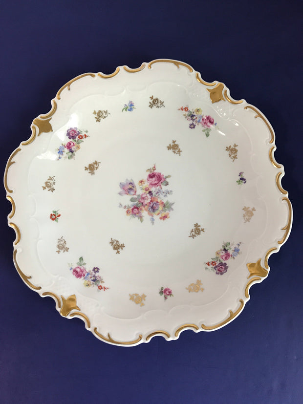 Collectible Plate 12 1/4" Reichenbach Germany Fine China  Vintage Home Decor