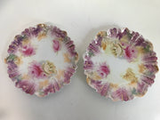 Antique 1800s SIGNED RS Prussia 3pc Set Platter & 2 Smaller Dishes Fine China
