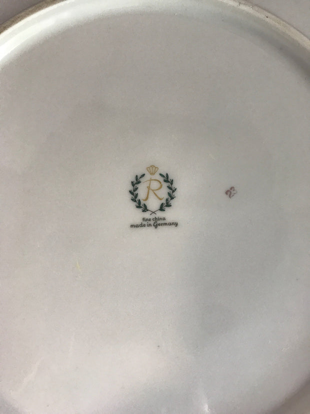 Collectible Plate 12 1/4" Reichenbach Germany Fine China  Vintage Home Decor