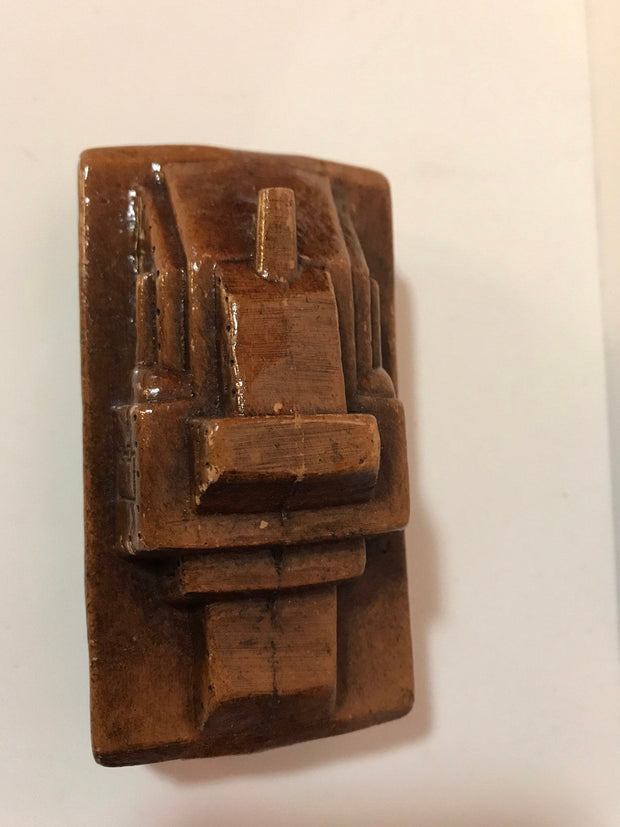 WWII SYROCO WOOD Army Tank Figure 1940s Vintage Rare Vintage