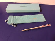 Vintage Tiffany & Co Sterling Silver T Clip Ball Point Pen Like New