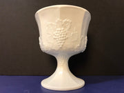 Colony Compote Medium Harvest Grape-Indiana Glass Co Vase Bowl Accent Center Piece Cottage Chic
