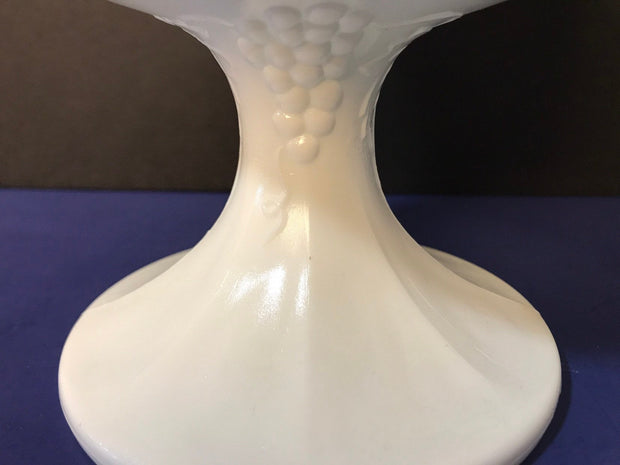Colony Compote Medium Harvest Grape-Indiana Glass Co Vase Bowl Accent Center Piece Cottage Chic