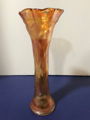 Marigold Carnival Glass Vase Northwood Antique