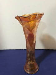 Marigold Carnival Glass Vase Northwood Antique