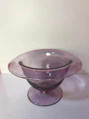 Vintage  Antique Lilac Bowl Wide Rim Home Decor