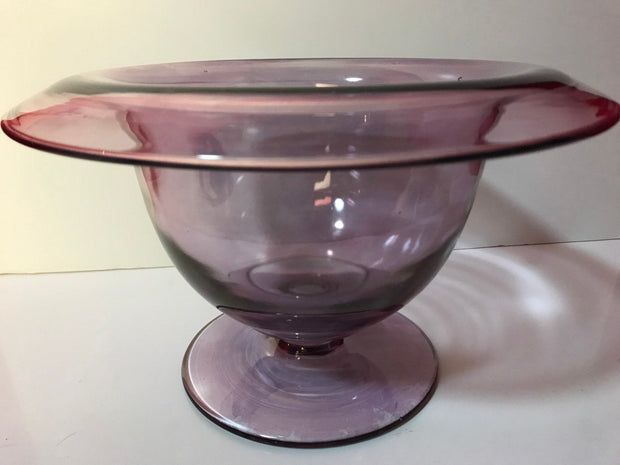Vintage  Antique Lilac Bowl Wide Rim Home Decor