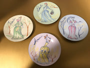 I. Godinger & Co Collectable Plates Set of 4 Vintage
