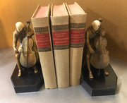 JB Hirsch  Ivorine Cellist Bookends 1932 J.Ruhl Bronzed Metal