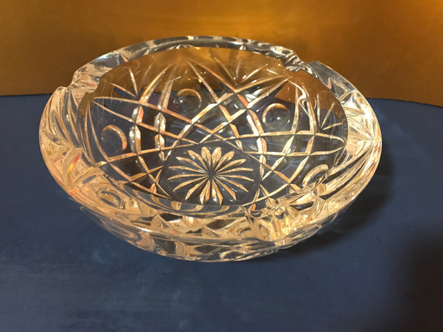Crystal /Glass VINTAGE Ashtray Cigarettes Cigars