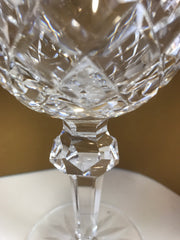 Crystal Wine Goblet by Waterford  Made in Ireland Hand Blown Glass Powerscourt Pattern Luxury Stemware