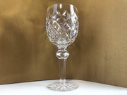 Crystal Wine Goblet by Waterford  Made in Ireland Hand Blown Glass Powerscourt Pattern Luxury Stemware