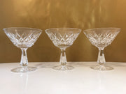 VINTAGE Waterford Kinsale Stemware Champagne Glasses Vintage  Crystal Brilliance Sold Separately AS IS