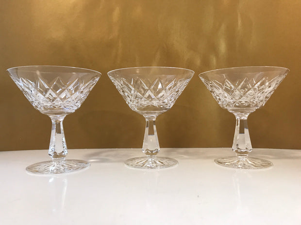 VINTAGE Waterford Kinsale Stemware Champagne Glasses Vintage  Crystal Brilliance Sold Separately AS IS
