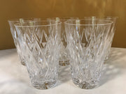Waterford “KINSALE”Water Glasses Vintage  Crystal Brilliance Each being sold Separately