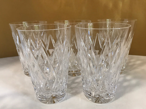 Waterford “KINSALE”Water Glasses Vintage  Crystal Brilliance Each being sold Separately