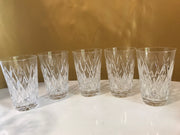 Waterford “KINSALE”Water Glasses Vintage  Crystal Brilliance Each being sold Separately