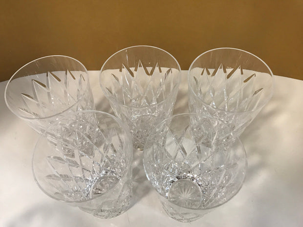 Waterford “KINSALE”Water Glasses Vintage  Crystal Brilliance Each being sold Separately