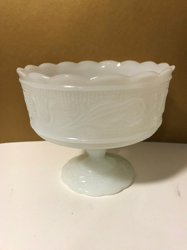 Vintage Pedestal Bowl Compote by E.O. Brody Co. Centerpiece