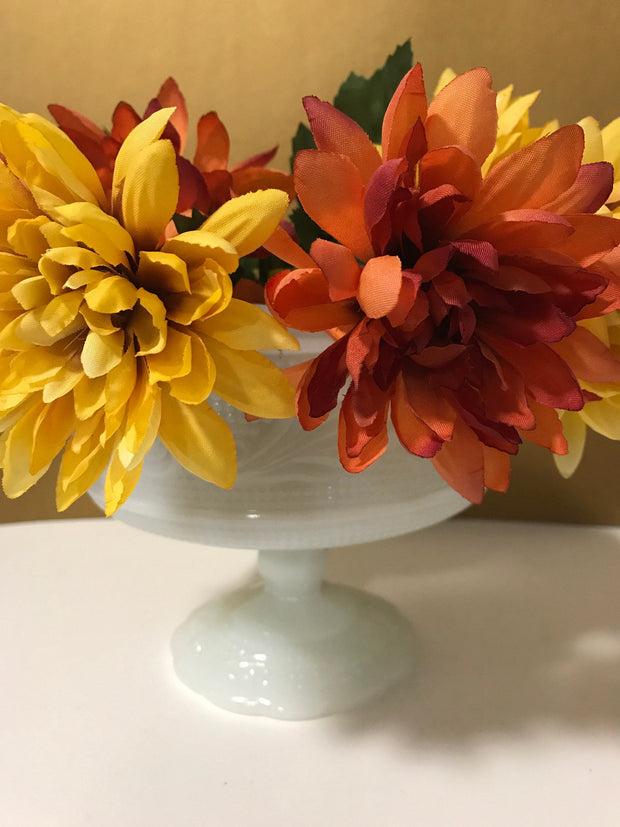 Vintage Pedestal Bowl Compote by E.O. Brody Co. Centerpiece