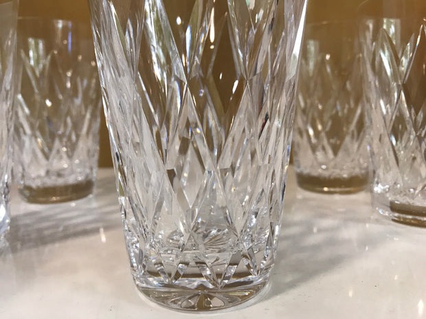 Waterford “KINSALE”Water Glasses Vintage  Crystal Brilliance Each being sold Separately