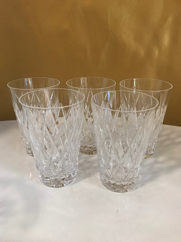 Waterford “KINSALE”Water Glasses Vintage  Crystal Brilliance Each being sold Separately