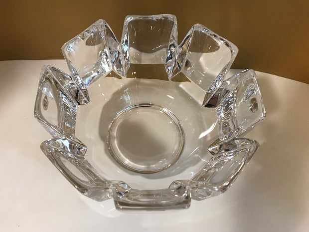 Vintage Orrefors “Corona” Crystal Brilliance Made in Sweden by Lars Hellsten Artist Signed 7 1/4&quot;x 4 3/4&quot; Like New