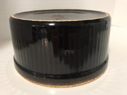 Pfaltzgraff Large  brown drip soufflé Casserole Baking Dish  Pottery #408 Measures Large 8 1/2”x 4”