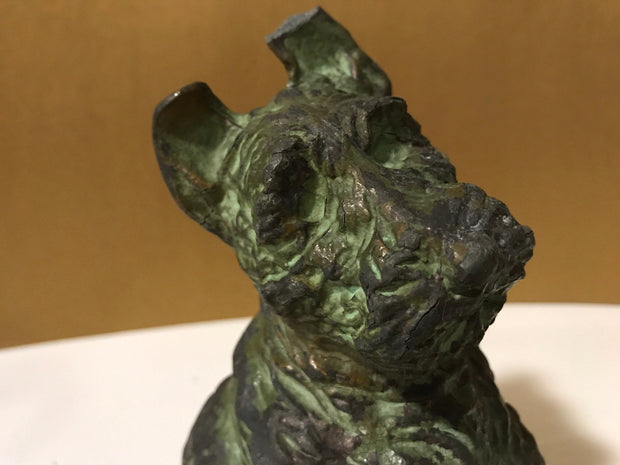 Vintage 1937 McClelland Barclays Scottish Terrier Dog Sculpture