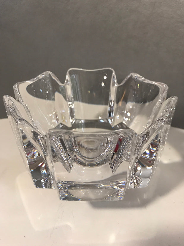 Vintage Orrefors “Corona” Crystal Small Brilliance Made in Sweden Artist Signed 4 1/4 x 3 1/8”Like New