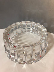 Vintage Art Crystal by Orrefors Thick Crystal Brilliance Made in Sweden Signed 7 3/4&quot;x 3&quot;