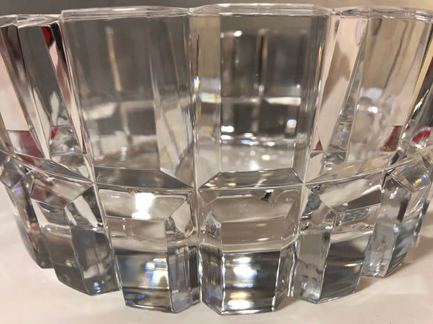 Vintage Art Crystal by Orrefors Thick Crystal Brilliance Made in Sweden Signed 7 3/4&quot;x 3&quot;