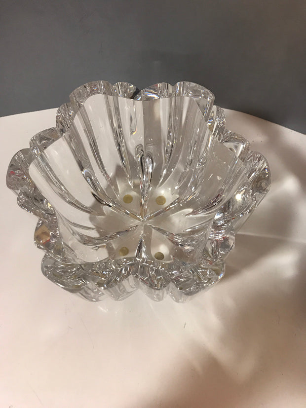 Kosta Boda Crystal “Olivia” Line Bowl by Anna Ehrner Vintage