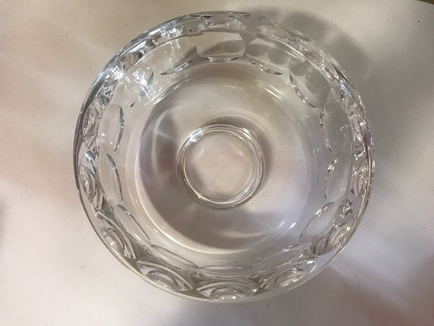 Vintage Art Crystal by Orrefors Thick Crystal Brilliance Made in Sweden Signed 8 1/2 x 3 1/3”